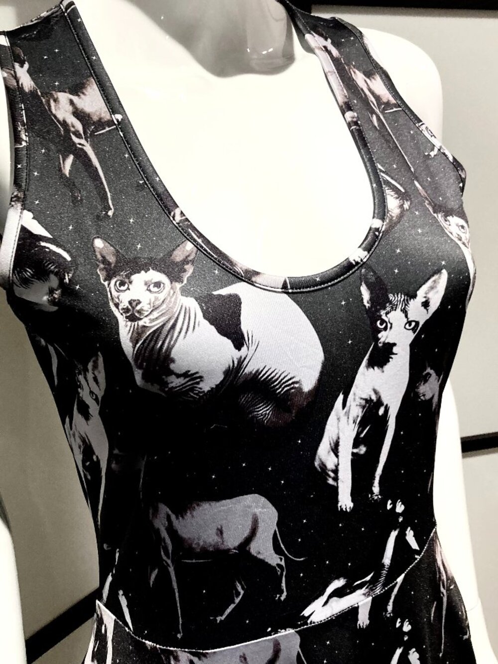 Sourpuss Sphynx Cats Skater Dress